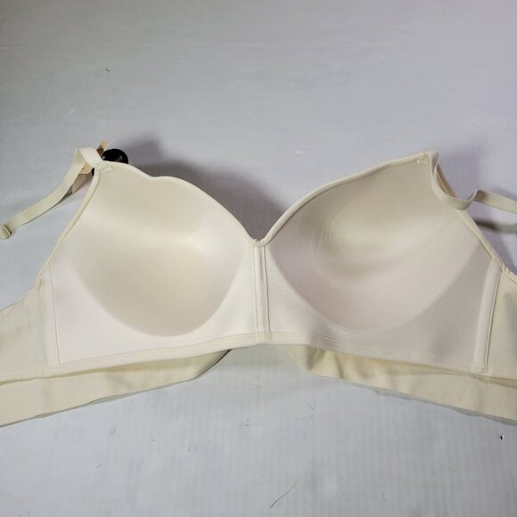 Truekind Beige Supportive Comfort Wireless Shaping Bra #10210 Size L - Picture 3 of 4